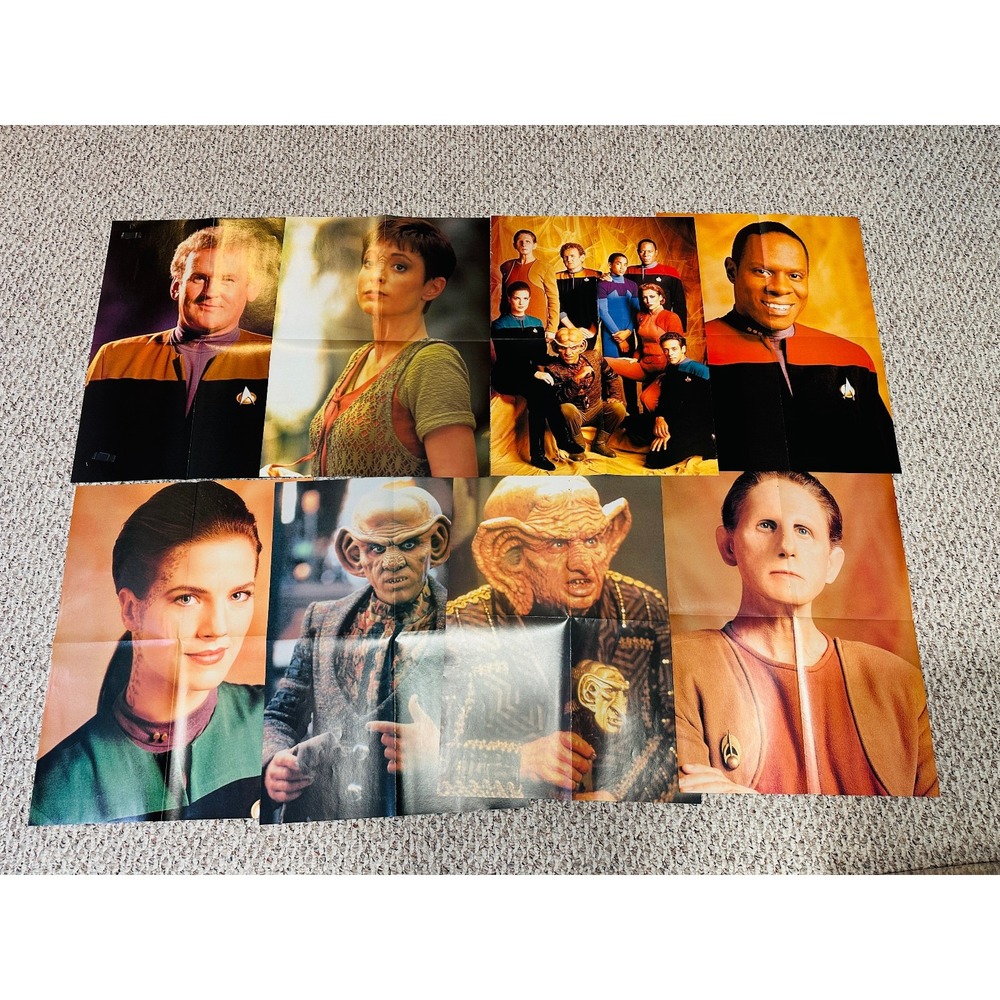 Lot of 11 Star Trek Deep Space Nine Double Sided Posters 21 X 16 Quark & More - Picture 4 of 7